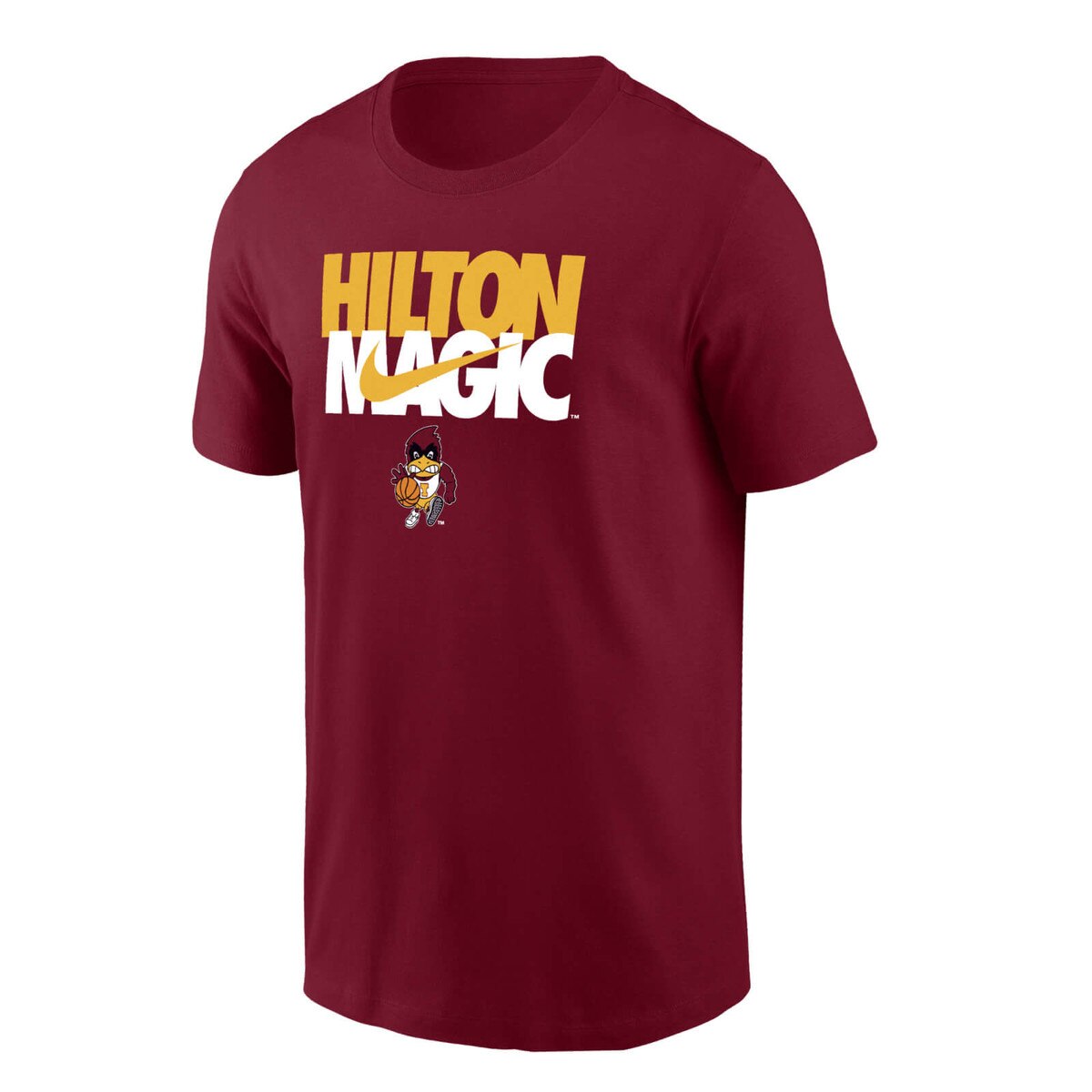 Nike® Basketball Cy Hilton Magic Cardinal Short Sleeve T-Shirt